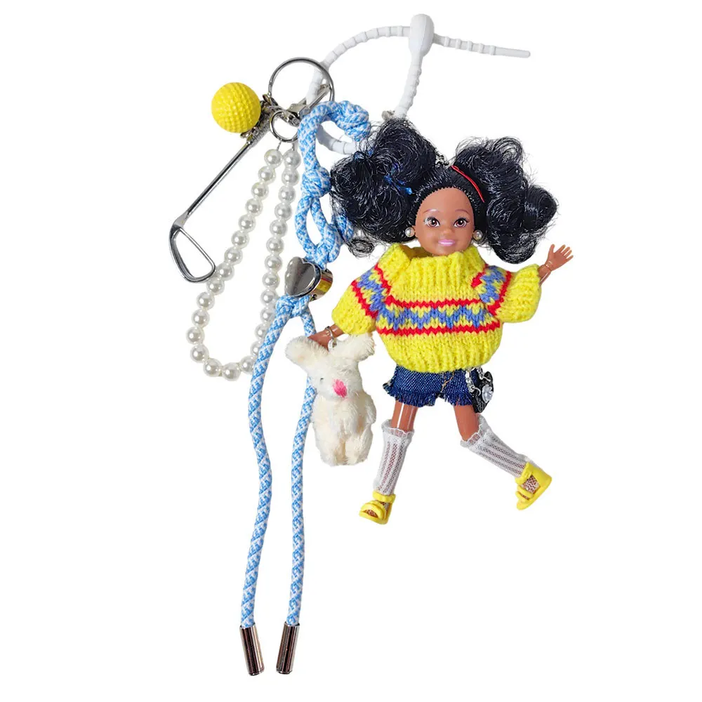 

Брелок-подвеска для сумки в корейском стиле: Изысканная милая кукла Келли, кукла-принцесса Баби, спортивная кукла Допамин, подарок на день рождения