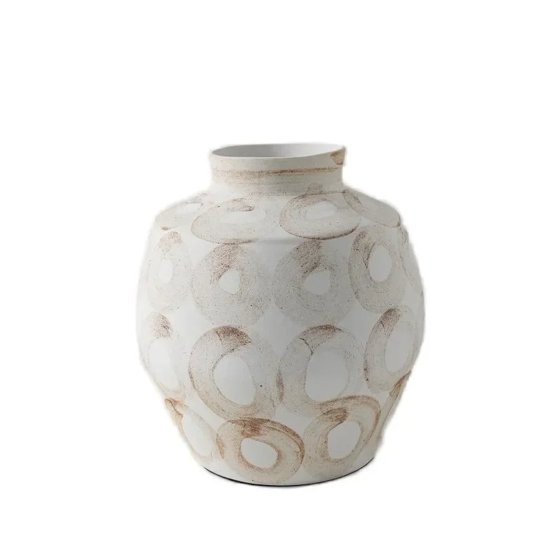 

Ceramic vase oil painting ornament homestay designer flower ornament