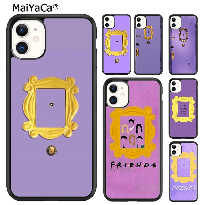 MaiYaCa Monic Peephole Door Friends ТВ-шоу чехол для телефона для iPhone 16 pro max 15 14 plus XR XS 11 12 13 чехол coque