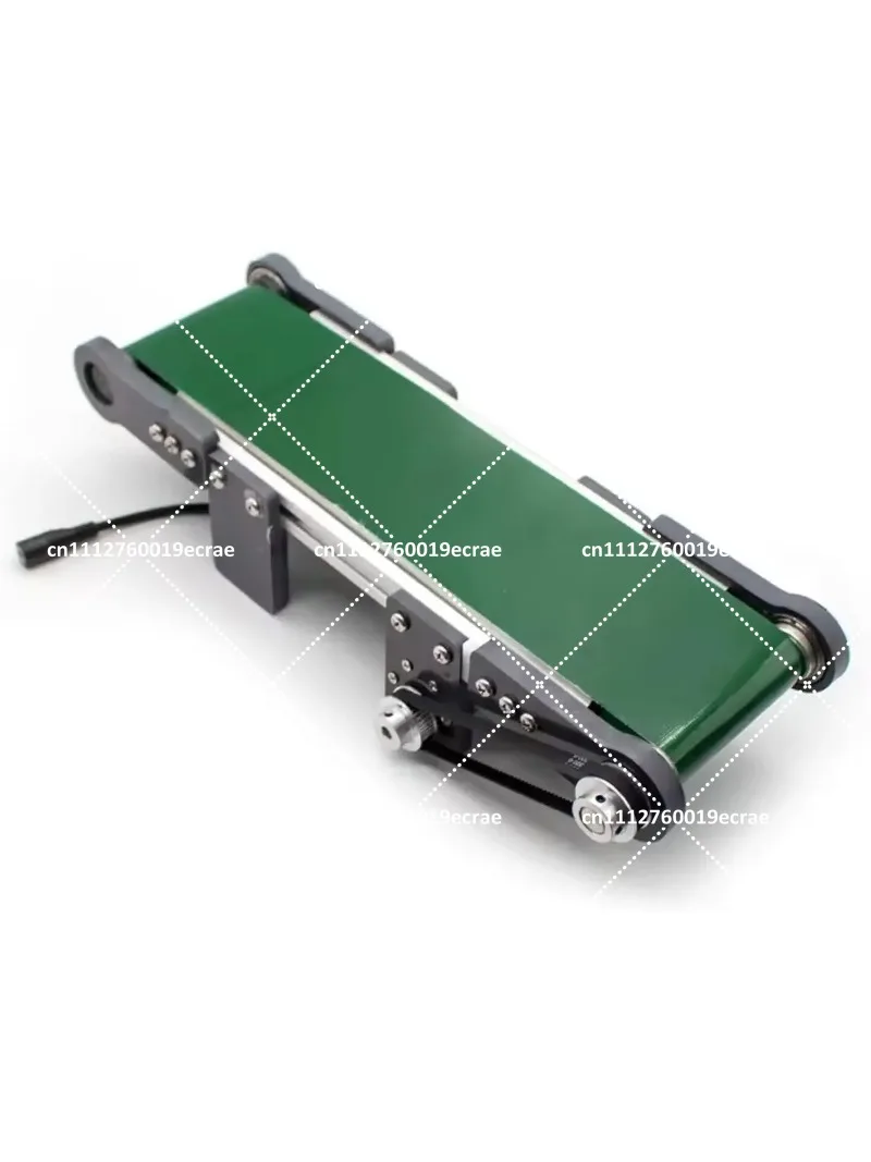 Mini Desktop Electric Conveyor Belt Machine, Speed Regulation 1.8-7.6cm/s, Friction Experiment Device