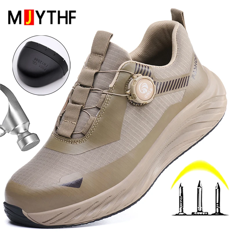 2026 Neue Sicherheitsschuhe für Herren, Stiefel mit Stahlkappe, Antistatisch und Durchtrittssicher, Arbeitsschuhe, Sicherheitssneaker, Unzerstörbare Schuhe