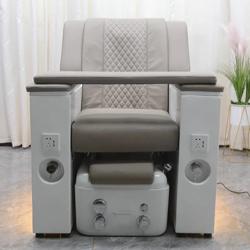 Pedicure Chair Nail Salon Professional Spa Chair Bathtub Footrest Cart Beauty Massage Hairstyle Foot Silla Pedicura Profesional