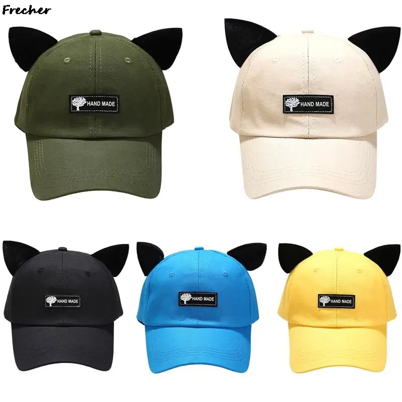 

Pilot Glasses Baseball Caps With Ears Fashion Trendy Hat Summer Hip Hop Sunglasses Cap Women Men Snapback Visors Party Sports