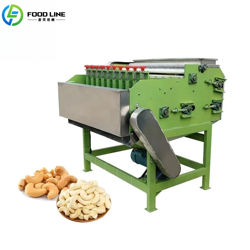 

Customized Commercial Automatic Nut Shelling Machine High Speed Hazelnut Pistachio Shell Removing Long Service Life