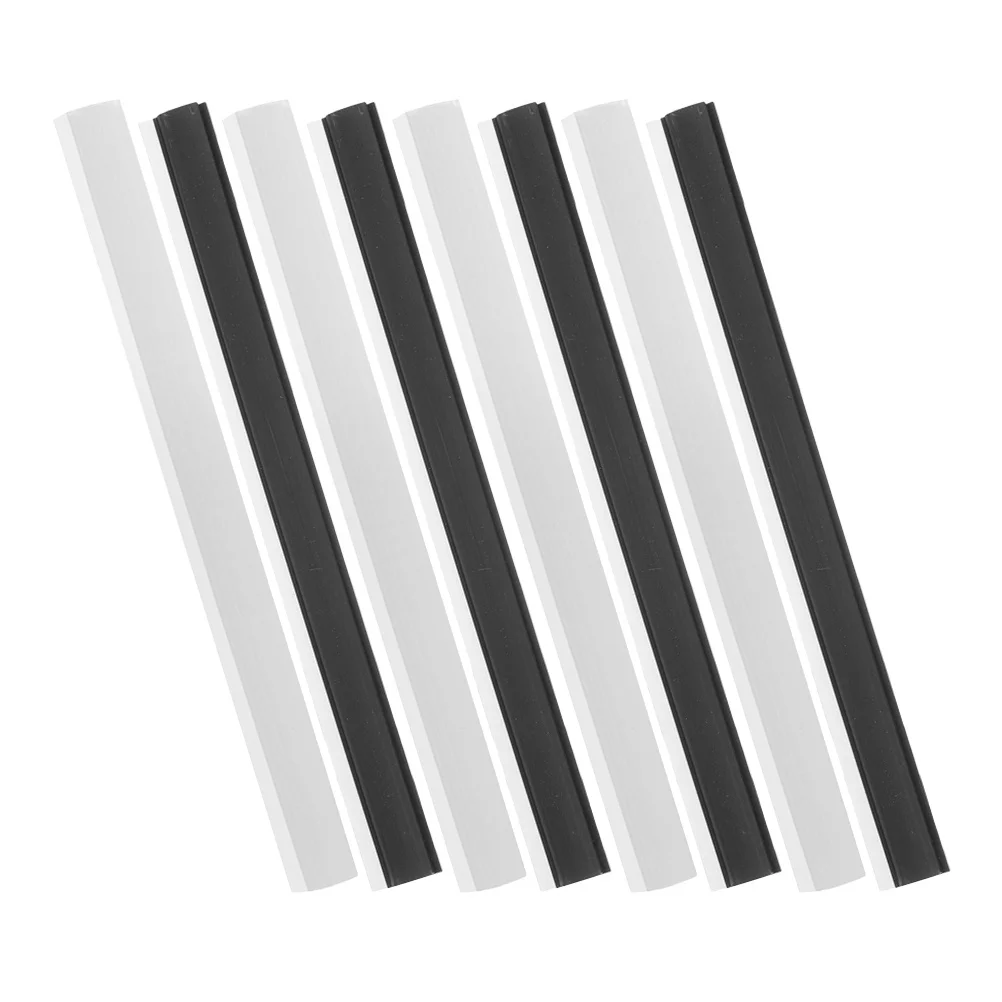 

8Pcs Dustpan Lip Replacement Plastic Edges Durable Lightweight Suitable for Various Pans Dustpan Plastic Lip Replacement