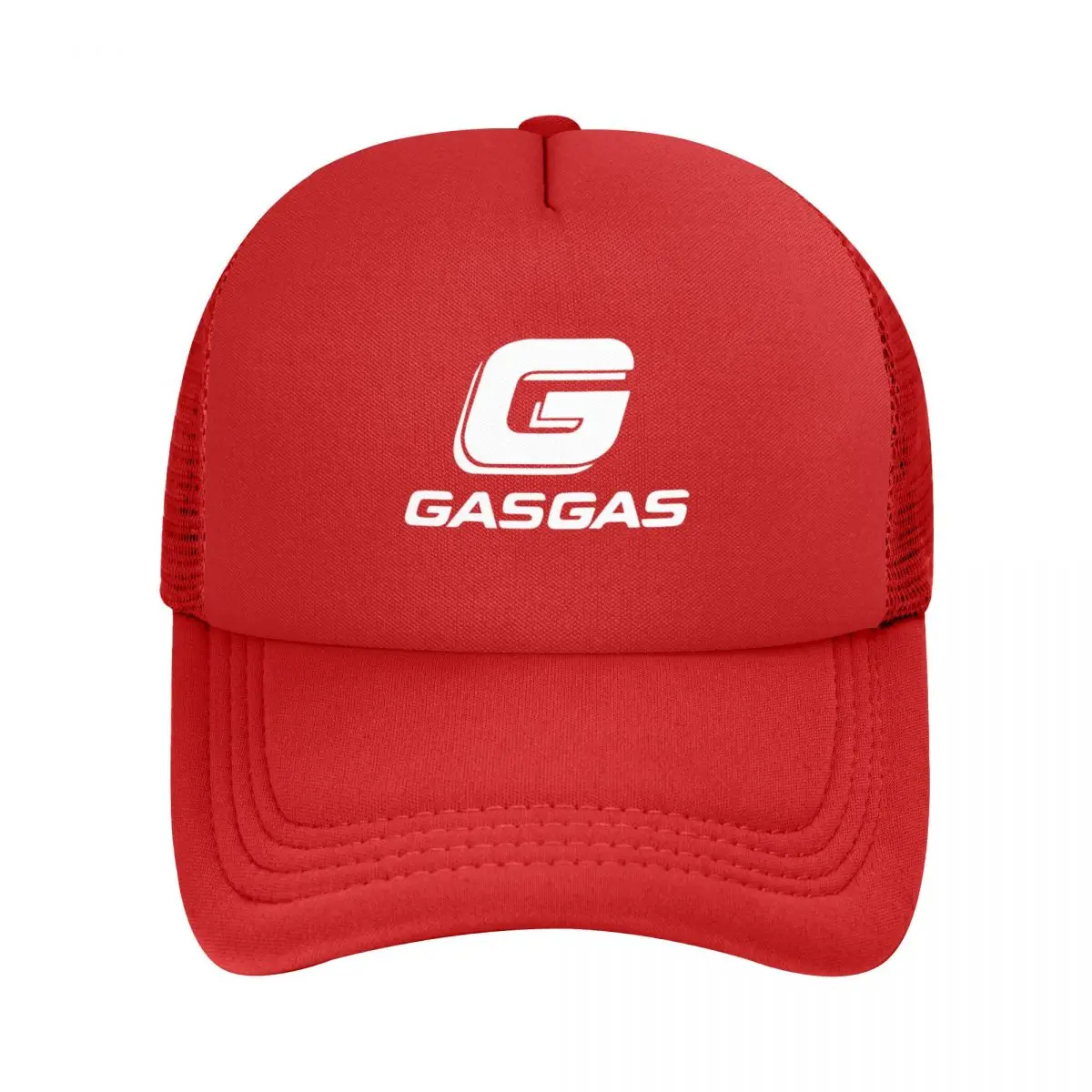 GasGas Motorcycle Trucker Hat Unisex Hip-Hop Racing Mountain Bike Hats Sun Hat Trucker Cap Breathable Mesh Baseball Caps Summer