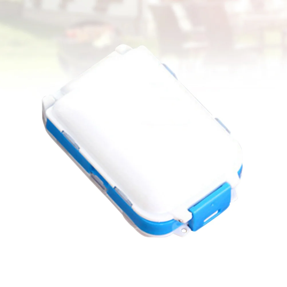 

Portable Double Compartments Medicine Organizer Pill Box Plastic Travel Storage Case Containers Organizer