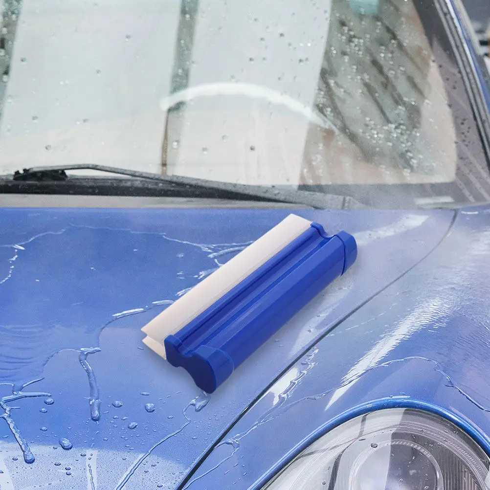 

Car Window Ice Scraper Dual Silicone Soft Silicone Car Mirror Squeegee for Automotive Household Glass Water Frost Removal