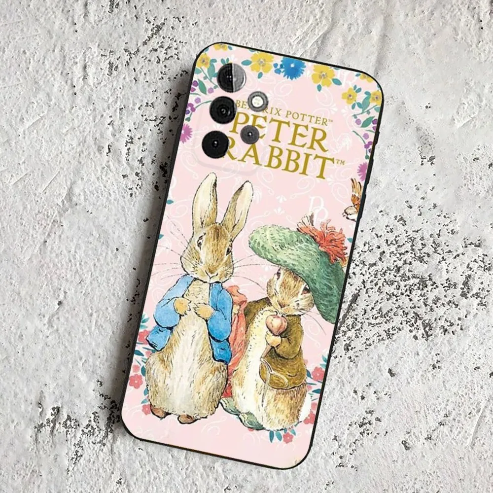 Cute P-Peter Rabbit-S   Phone Case For Samsung Galaxy A13,21s,22,31,32,52,53,71,80,91 Soft Black Cover