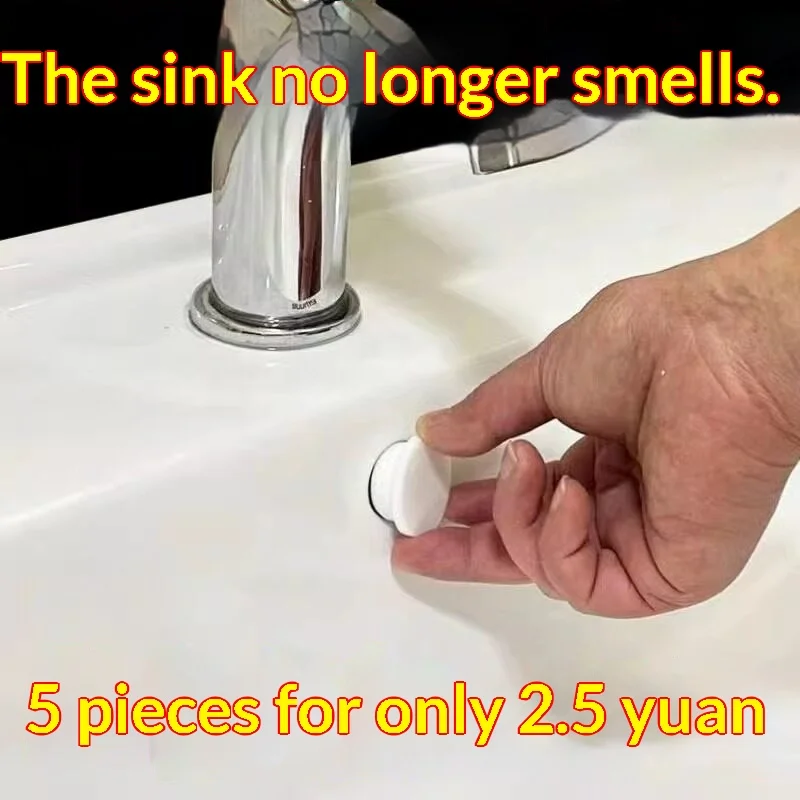 3/7/9PCSWash Basin Overflow Hole Cover Sink Drain Stopper Replacement Overflow Plug for Bathroom Bathtub Sink Sanitary Accessory
