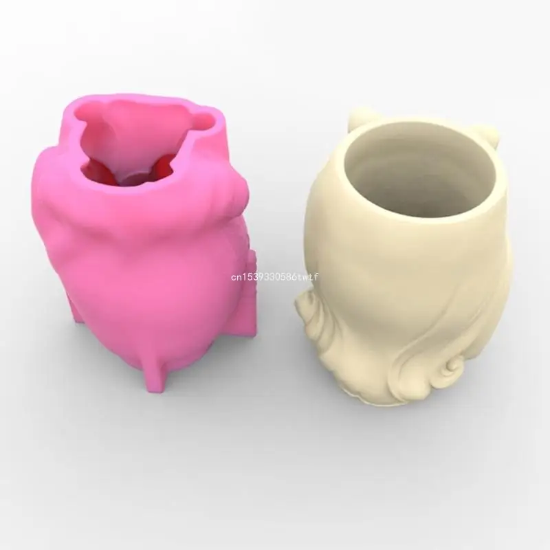 Planter Vase Mold Pen Holder Mold for Resin Epoxy Casting Concrete Mold Home Dropship