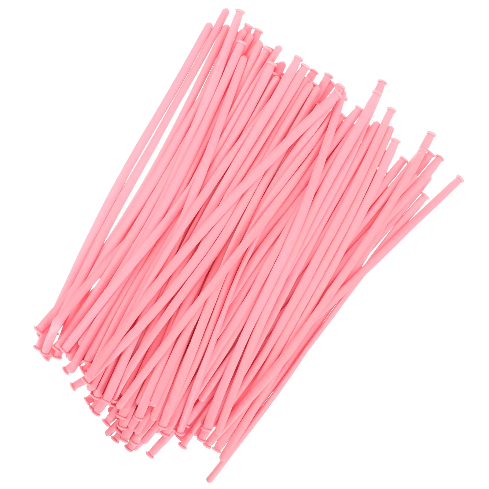 

100pcs Balloons Birthday DIY Pink Clear Emulsion Child Long Twisting Balloons Valentine New Year Christmas Wedding