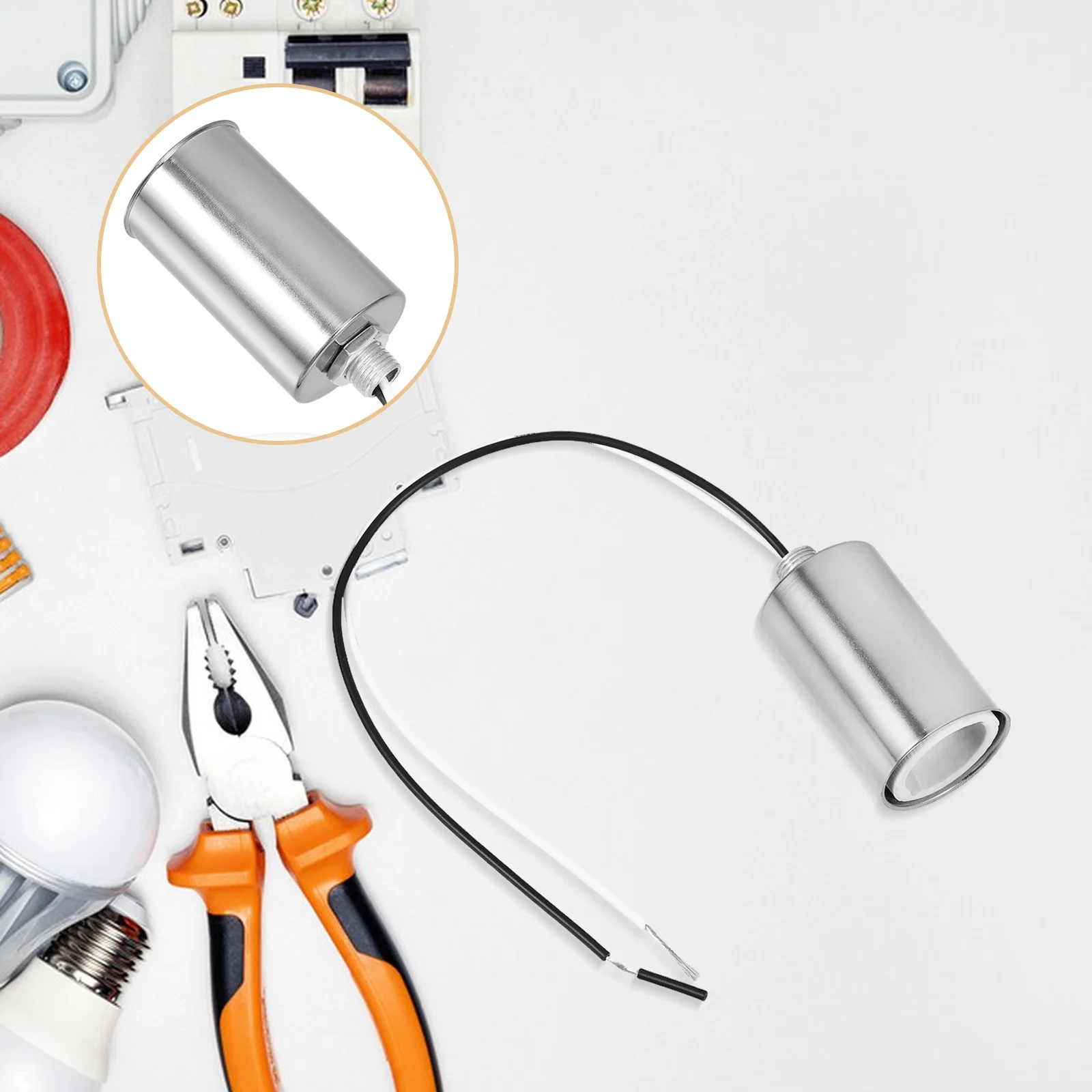 

Table Lamp Base Ceramic Screw Design Multi-Functional Lamp Replacement Parts For Diy Home Office Lighting Decor Pendant Light