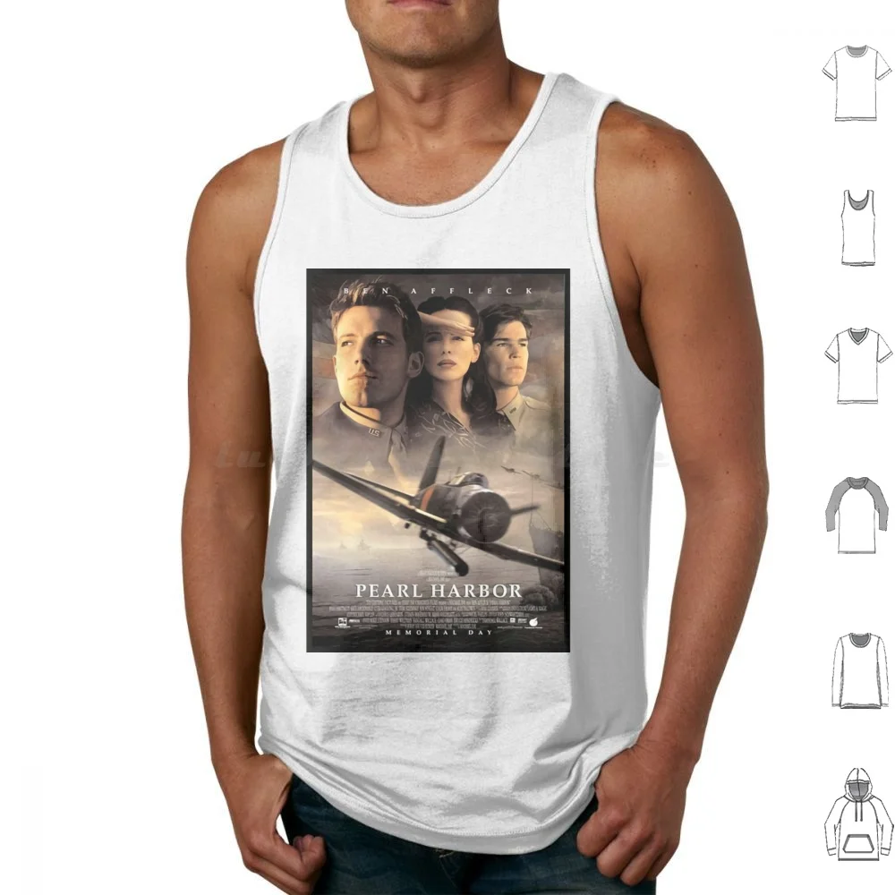 Pearl Harbor Poster Tank Tops Print Cotton Cinema Film Movie Hottime Happy Family