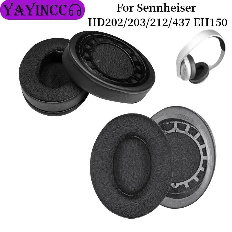 

Replacement Ear Pads Cushions For Sennheiser HD202/203/212/437 EH150 Headphone Soft Memory Foam Pads/Earpads repair accessories