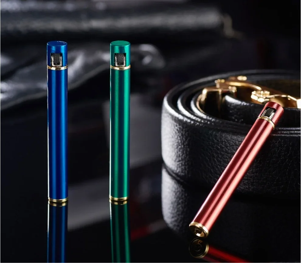موضة جديدة صغيرة معدنية يندبروف جت الشعلة ولاعة السجائر الغاز لهب نفاث ولاعة السجائر (بدون غاز) #5