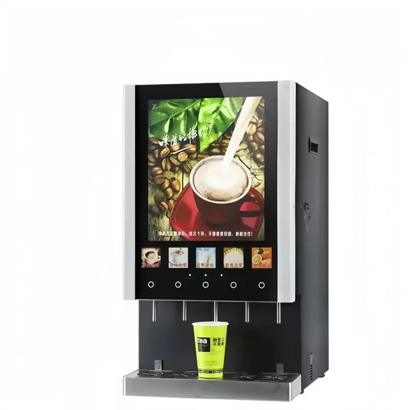 Hot and Cold Dual Temperature Coffee Maker Countertop Instant Coffee Machine