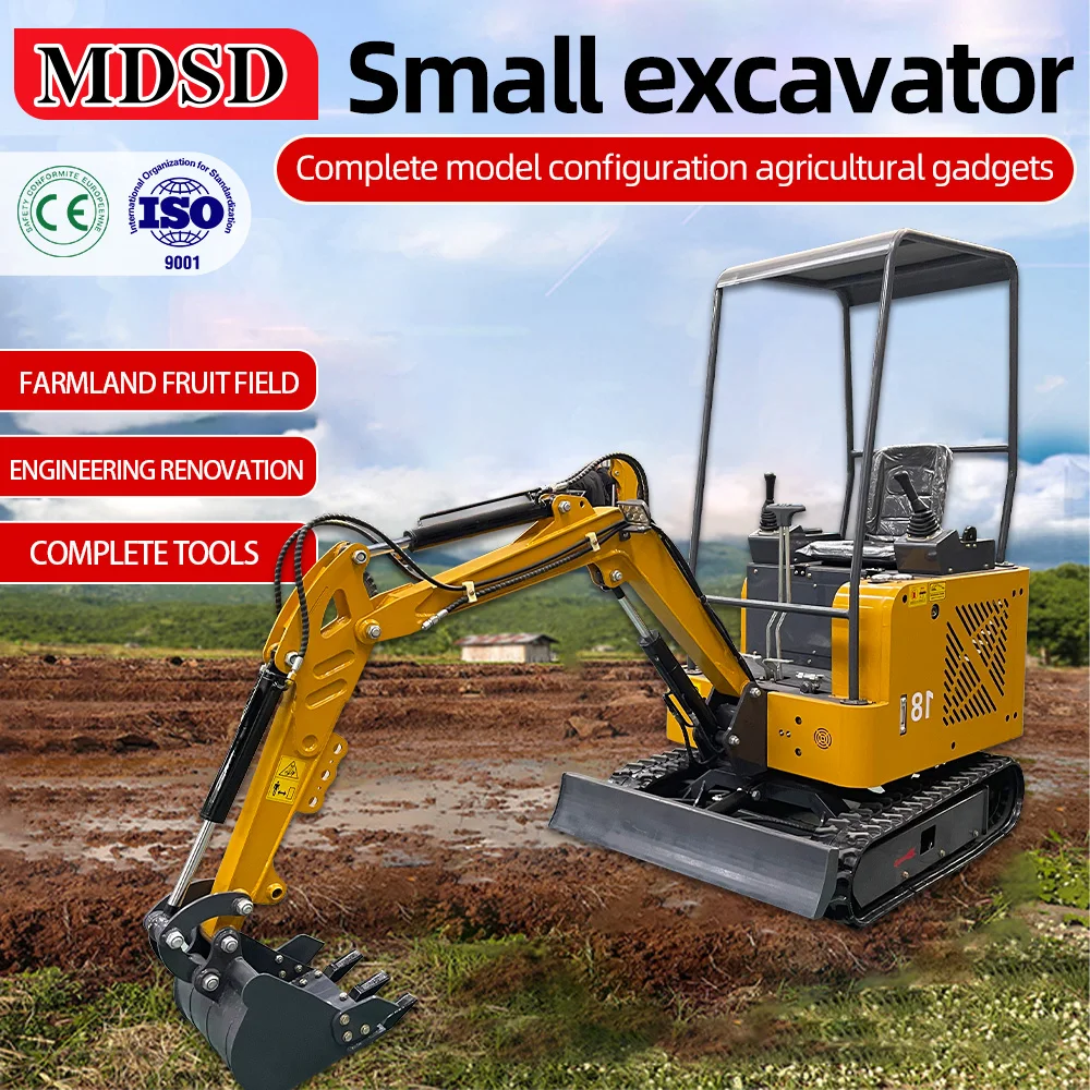 Vendite dirette in fabbrica di piccoli escavatori cingolati da 1,8 tonnellate Agenzia di protezione ambientale statunitense Motore standard di emissione Euro 5