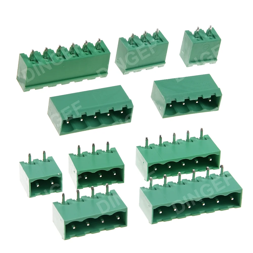 5PCS KF2EDG 2 3 4 5 6 7 8 9 10 12 PINPlug-in Seal PCB Plug-in Terminal Block 5.08mm Male Header Wire Connector 2EDG