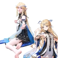 Wuthering Waves Cartethyia Cosplay Fleurdelys Wuwa Dress Wig Costume Game Event Clothes Women Halloween Upgraded Version Outfit