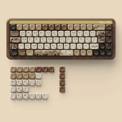 8 best sales लकड़ी का कीबोर्ड - №6