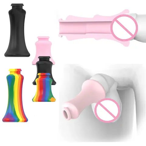 Cage de chasteté pour homme arc-en-ciel Silicone Tube urétral BDSM pénis serrure cathéter hommes fausse fille coq serrure jouets sexuels produits pour adultes