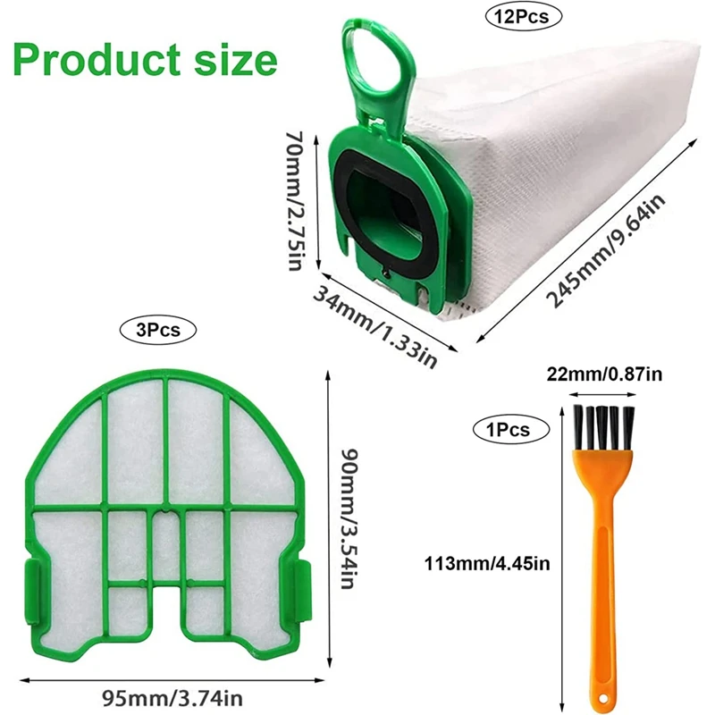 Мешки для пылесоса Vorwerk Kobold Vb100 Премиум-фильтр-мешки, аксессуары для фильтр-мешков, аксессуары для фильтровальных мешков