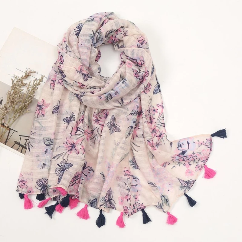 Multipurpose Scarf Shawl, Fashionable Wrap for Casual and Sports Activity K3KF