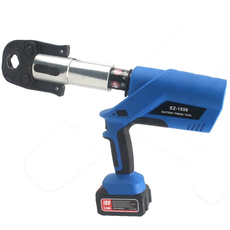 EZ-1550 Hydraulic Steel and Stainless Steel Lithium Voltage Tube Pliers Are Used for Crimping 12 to 50mm Straight Pipes