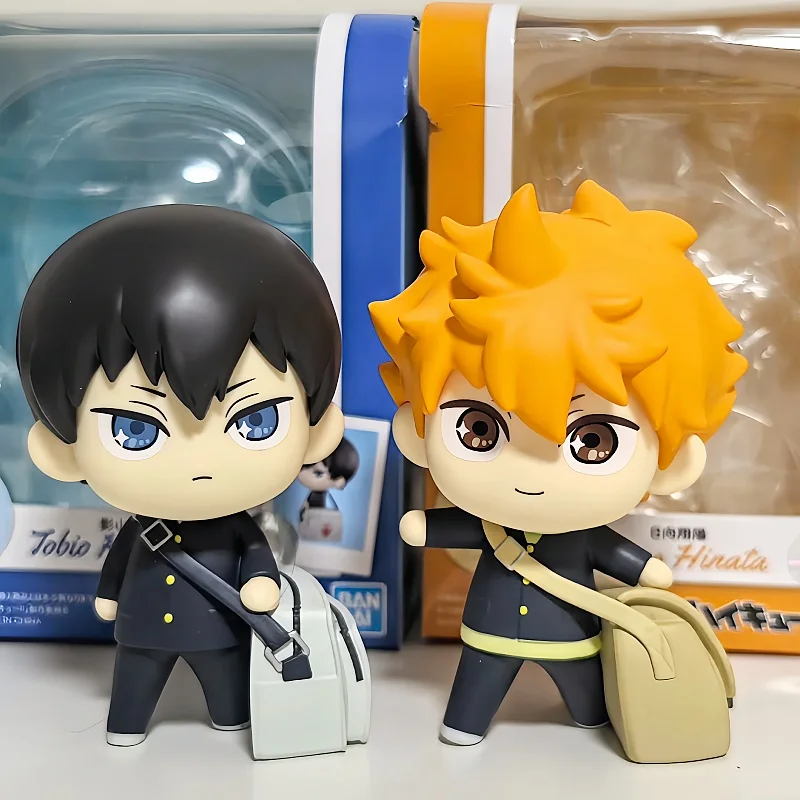 

Bandai Original Tekupiku Series《Haikyuu!! Shoyo Hinata, Tobio Kageyama》Anime Action Figure Assembly Model Collectible Toy Gifts