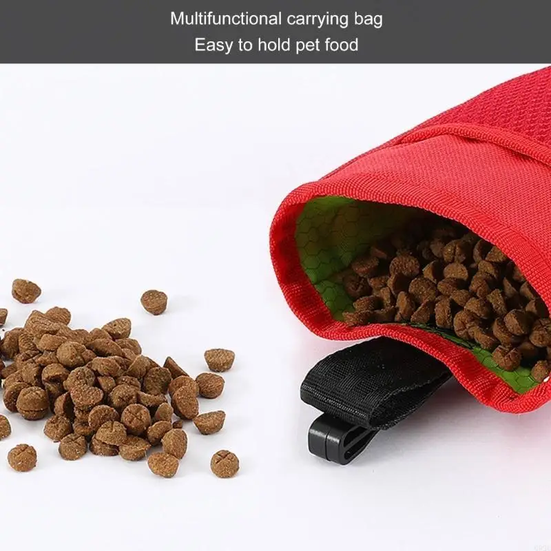 G92C Hiking Toy Bag Dispenser Carries Outdoor Dog Training Pouches Compacts Pet Bag for Professional Training