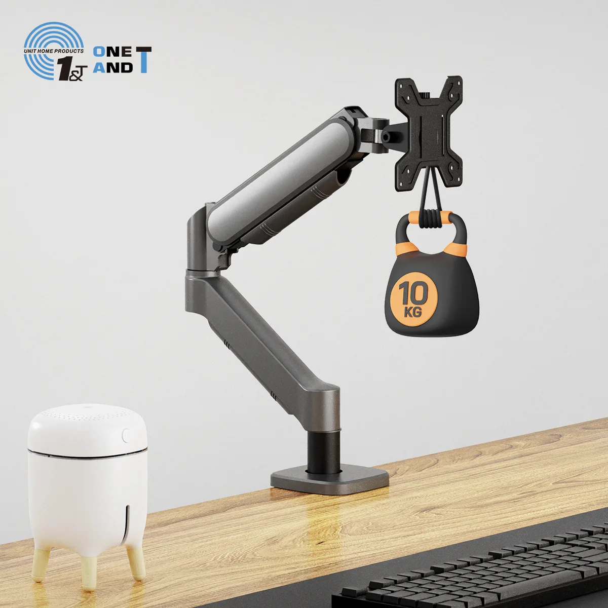 One acre and three points of land, spot gas spring model, computer monitor bracket, hover, lift and rotate, factory direct sales