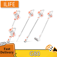 ILIFE G80 Cordless Handheld Vacuum Cleaner 22Kpa Suction with Spinning Side Brush 2500mAh Battery 45mins Runtime LED Display