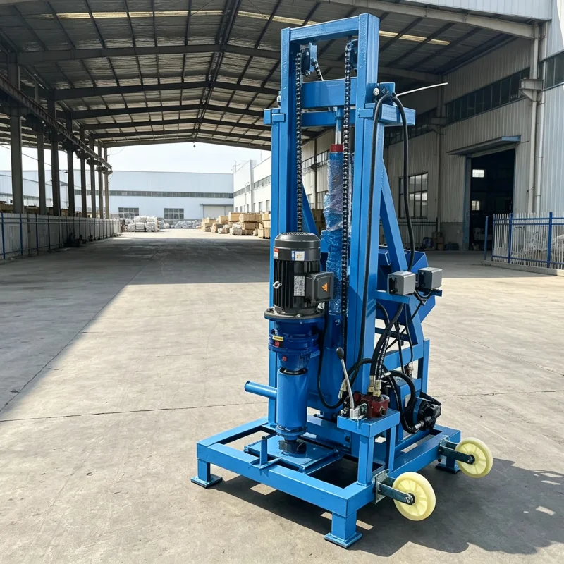 Customized Water Well Drilling Rig Portable Hydraulic Mini Drilling Rig Home Well Boring 100M 120M 150M Depth