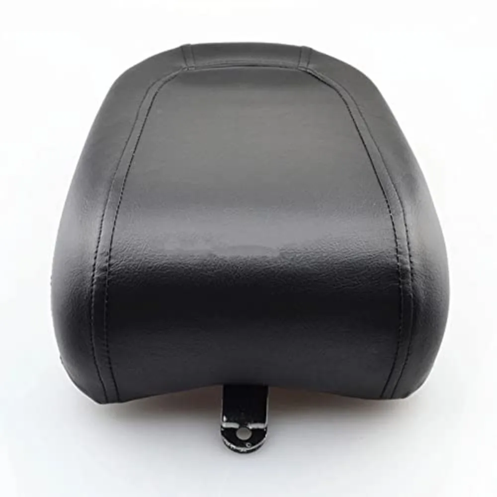 Motorcycle Black Leather Rear Passenger Pillion Seat Fit for Harley FLSTSB Softail Cross Bones 2008 2009 2010 2011