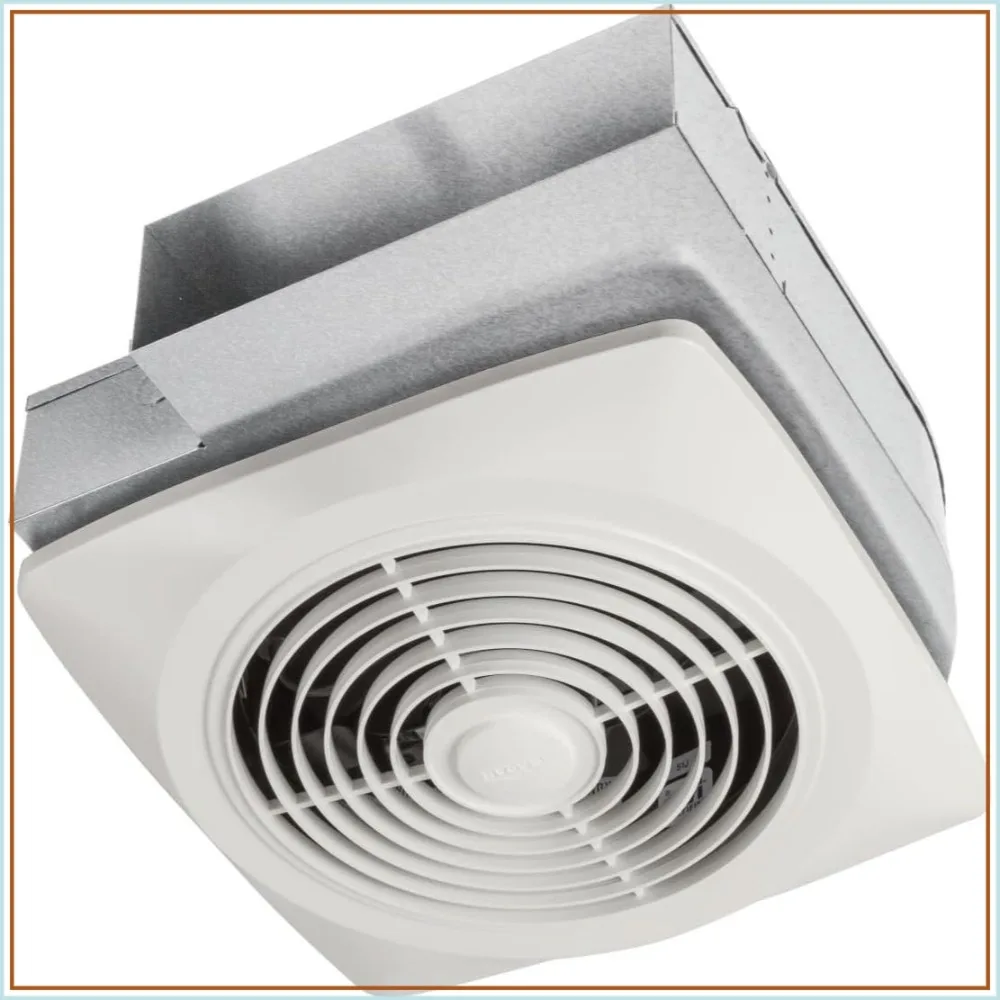 

8-Inch 160 CFM 5.0 Sones Bathroom Exhaust Fan, Quiet Ventilation for Home