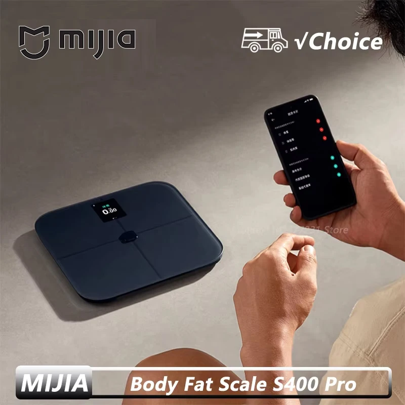 

Mijia Body Fat Scale S400 Pro 3.5in TFT Color Screen Bluetooth5.1 Smart Home Body Composition Scale Work with Mijia APP