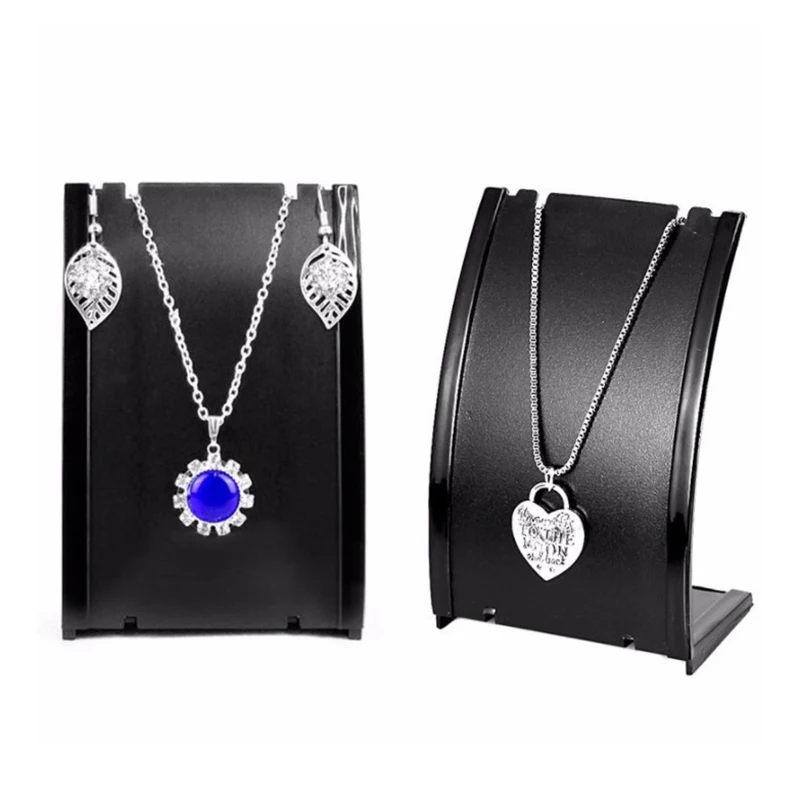 

Пластиковый держатель для ожерелья, подвески, серьги, витрина, подставка для ювелирных изделий, подставка для бюста, шеи, пластиковый дисплей для ювелирных изделий