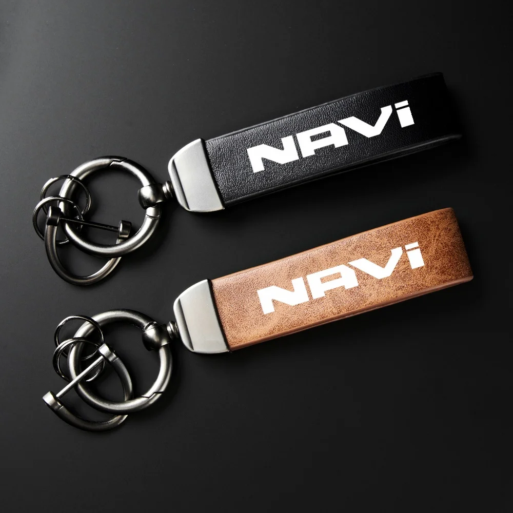 

For HONDA DREAMWING NAVi 110 Navi 2016-2022 Motocycle Accessories carbon fiber leather keychain High-Grade Leather Suede Keyring