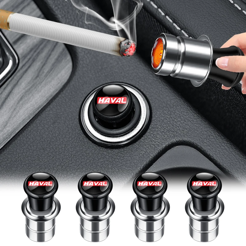 

12V Metal Car Flameless Cigarette Lighter Professional Cigar Lighter Adapter For Haval H6 M6 H2S H4 H7 H5 H8 H9 H1 F5 F7X F7