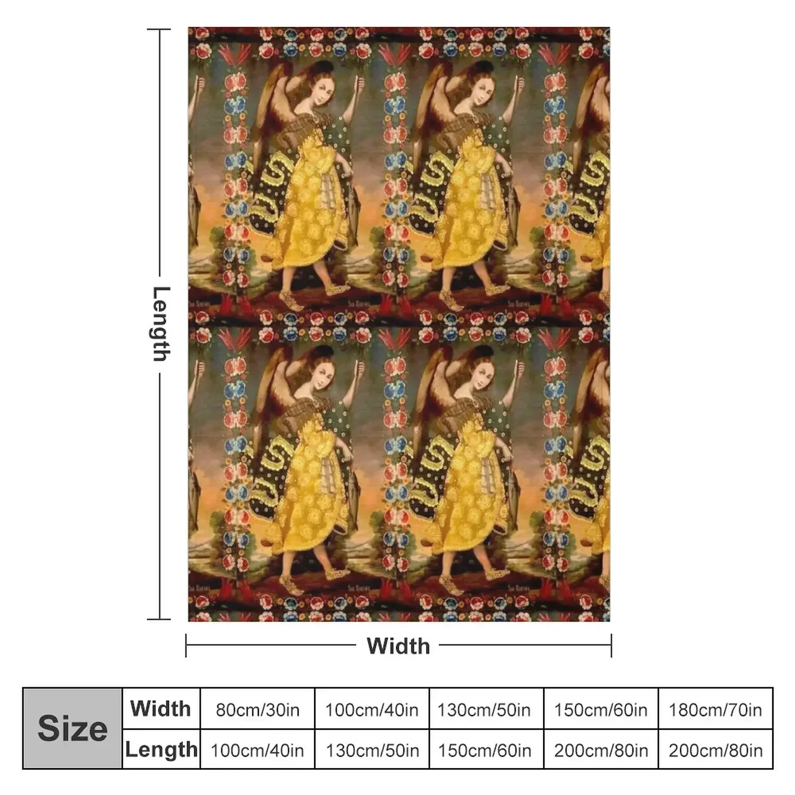 Archangel St. Raphael - Saint Raphael Throw Blanket Multi-Purpose Moving Furry For Decorative Sofa Flannels Sofas Blankets