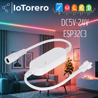 IoTorero WLED DC 5V-24V Easy Addressable Strip Light Controller WS2811 WS2812B WS2814 WS2815 Works With Home Asistant