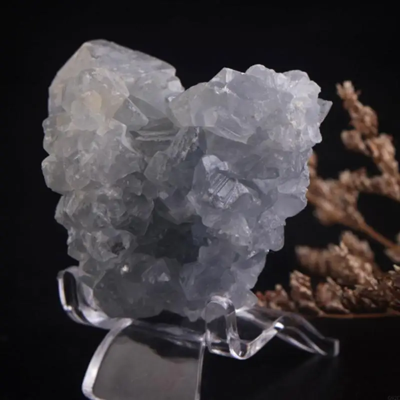 G92C 10PCS Crystal Stone Display Suporte para o suporte doméstico Decoração para o titular da organização desktop da