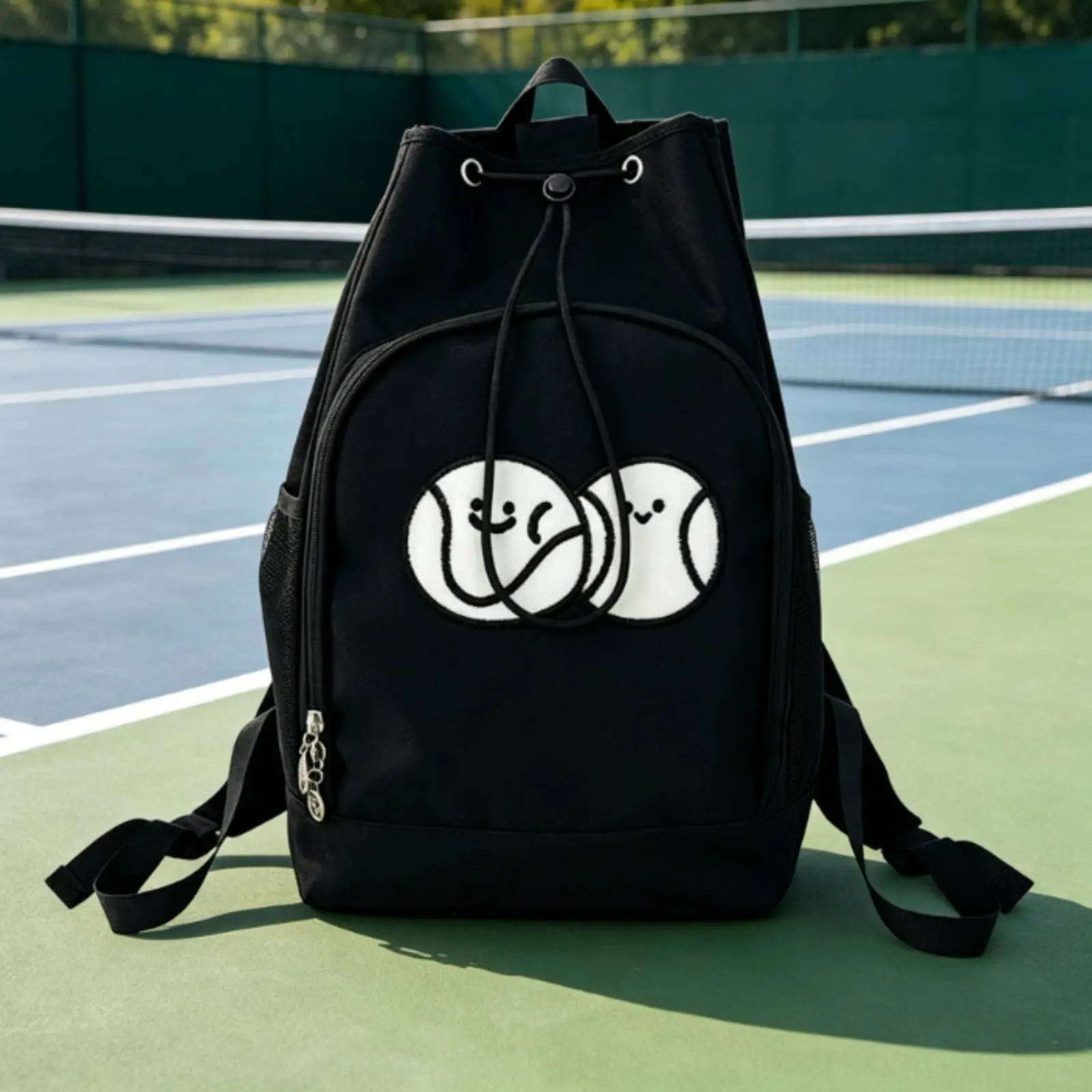 

Tennis Racket Backpack Large Capacity Tennis Backpack Sports Bag Padded Straps Lightweight