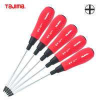 Tajima HRC54-58 Magnetic Screwdriver profession Screwdriver Phillips screwdriver with soft hand shank RJ01-100R