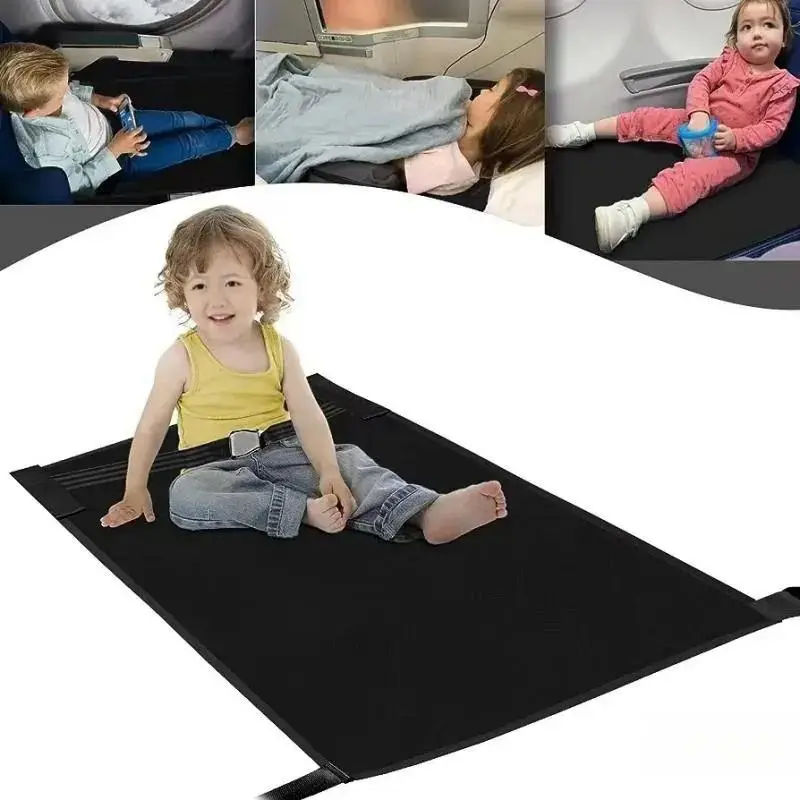 Kids\' Airplane Footrest and Toddler Travel Bed Airplane Foot Hammock for Baby with Anti-Slip Design, a Great Christmas Gift