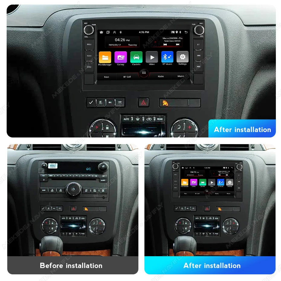For GMC Yukon Sierra Chevrolet Silverado Impala Buick Enclave Android 15 Car Radio Central Multimedia Intelligent audio system