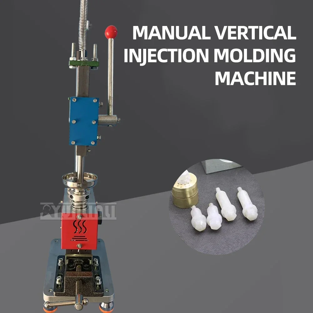 Ręczna maszyna do formowania wtryskowego Laboratorium Proofing próbek Wtryskarka do tworzyw sztucznych Elektryczna wytłaczarka do gumy 1-10g 220V400W