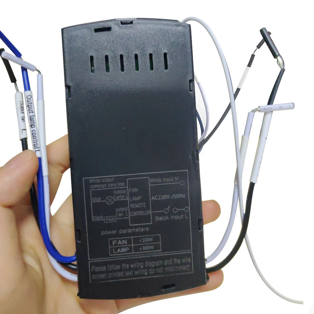 110V/220V Universeel Plafondventilator Licht Afstandsbediening Snelheidsregeling Model Draadloze Afstandsbediening Kit Zender En Ontvanger