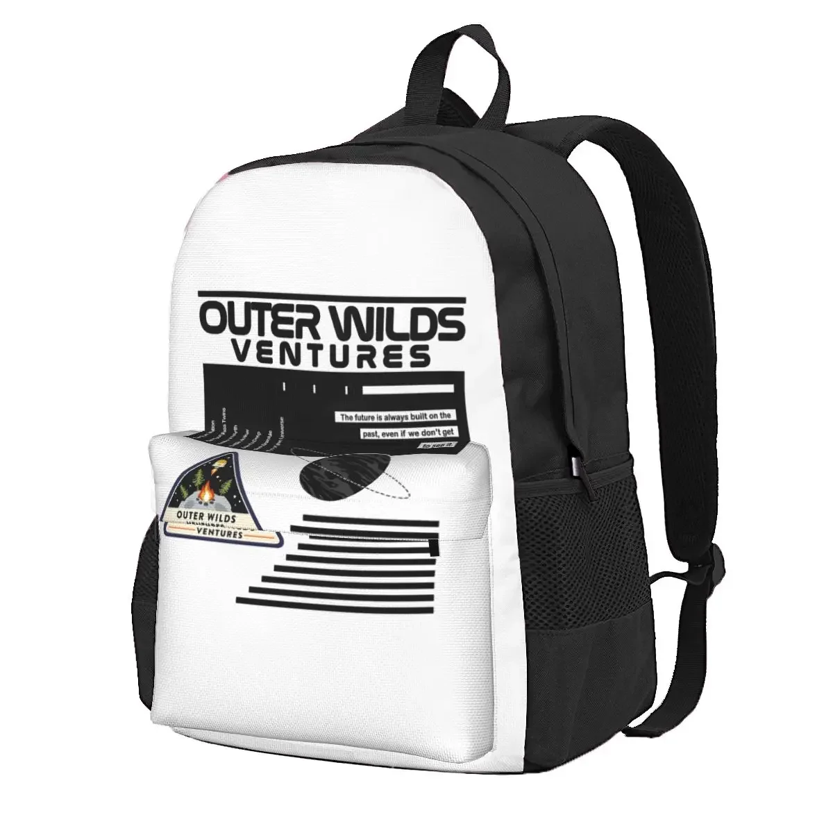 NASA-Inspired Outer Wilds Ventures Student Backpack School Bag Hiking Travel Daypack for Men Women Fashion Bookbag Shoulder Bags